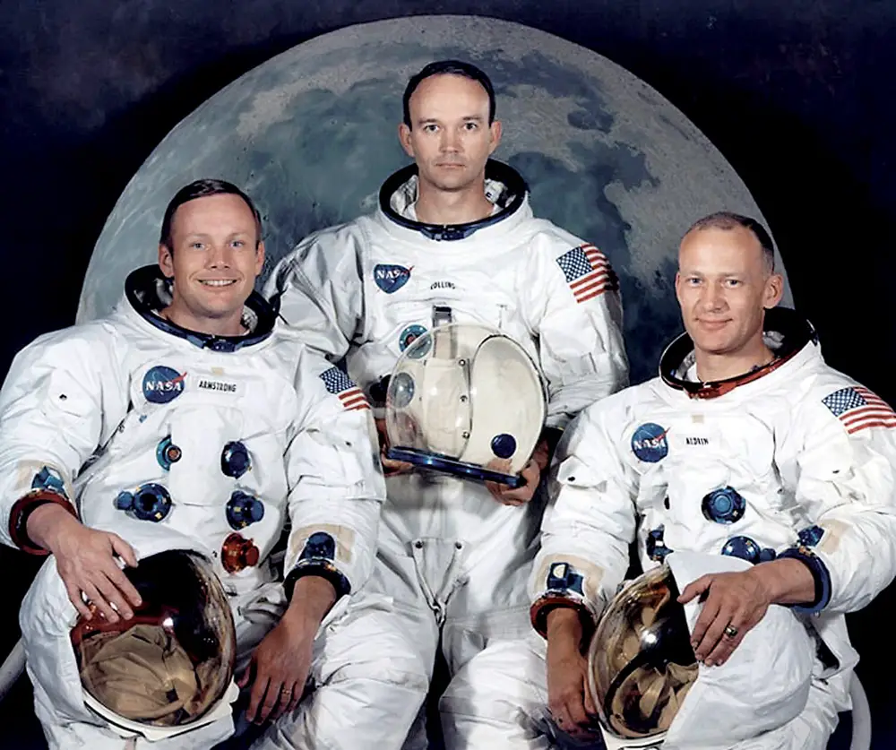 Neil Armstrong, Michael Collins e Buzz Aldrin