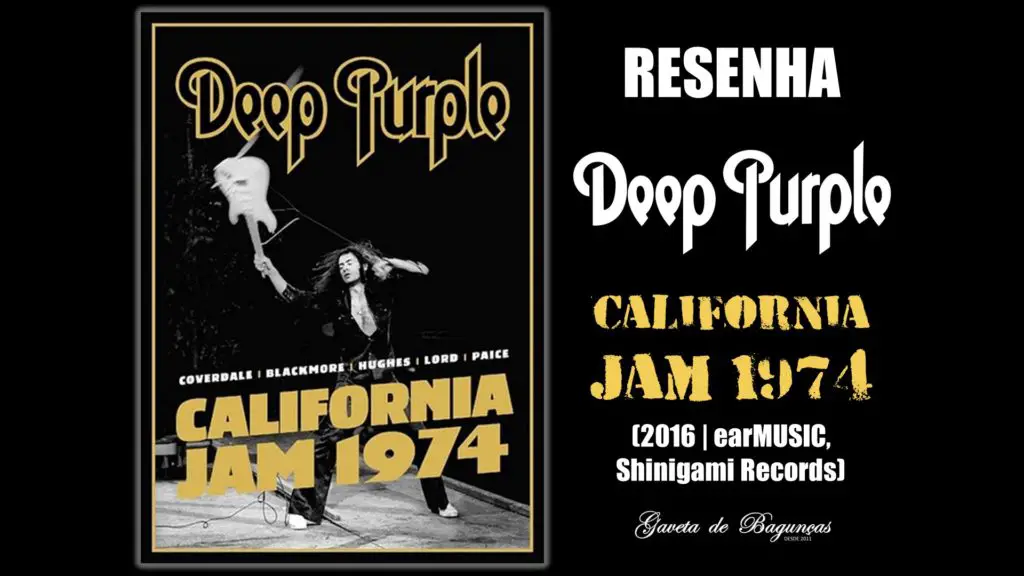 Deep Purple - California Jam 1974 (2016, Shingami Records) Resenha Review