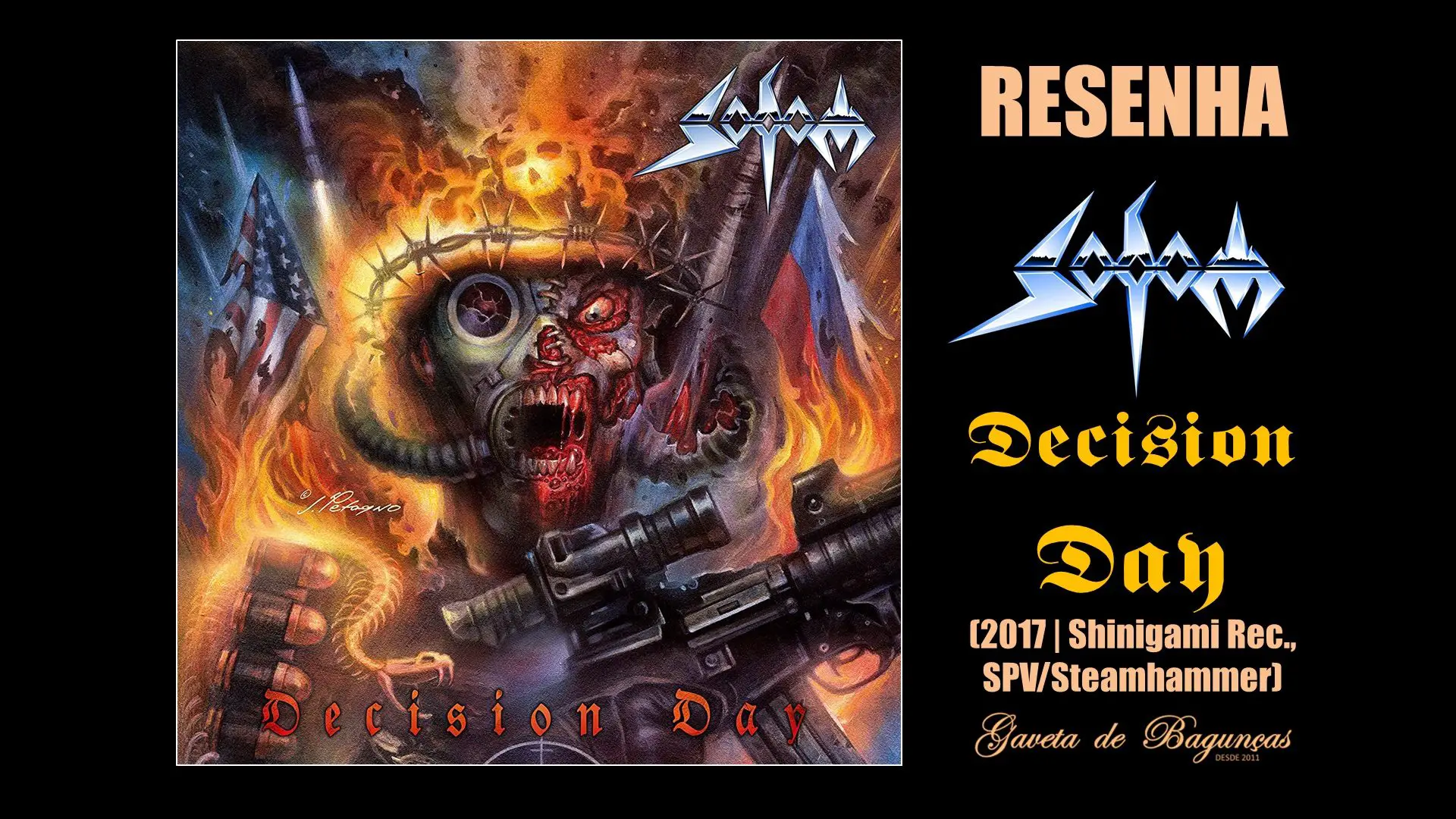 Sodom - Decision Day (2017, SPV Steamhammer Shinigami Records)