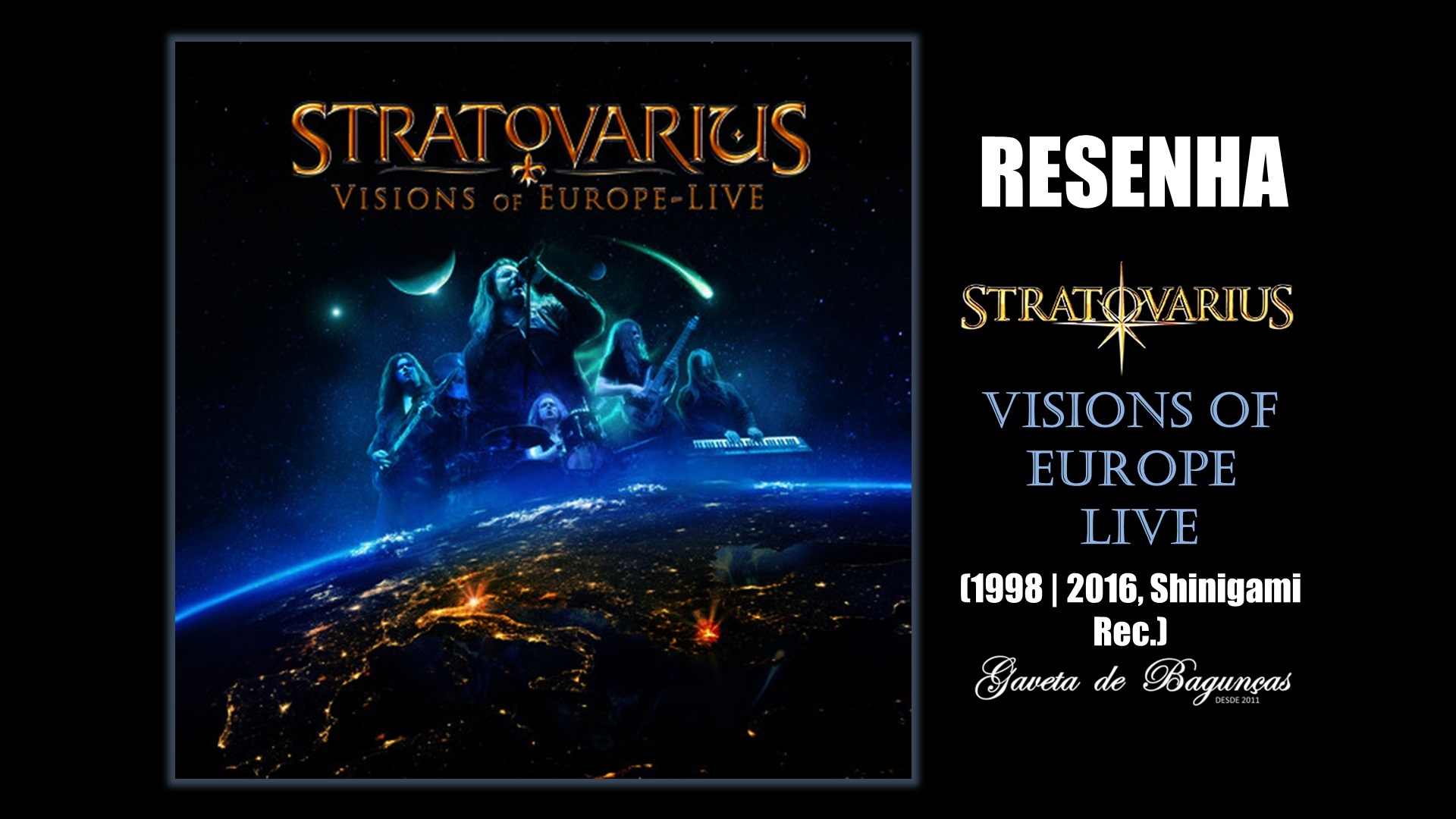 Stratovarius - Visions of Europe Live Resenha review relançamento reissue