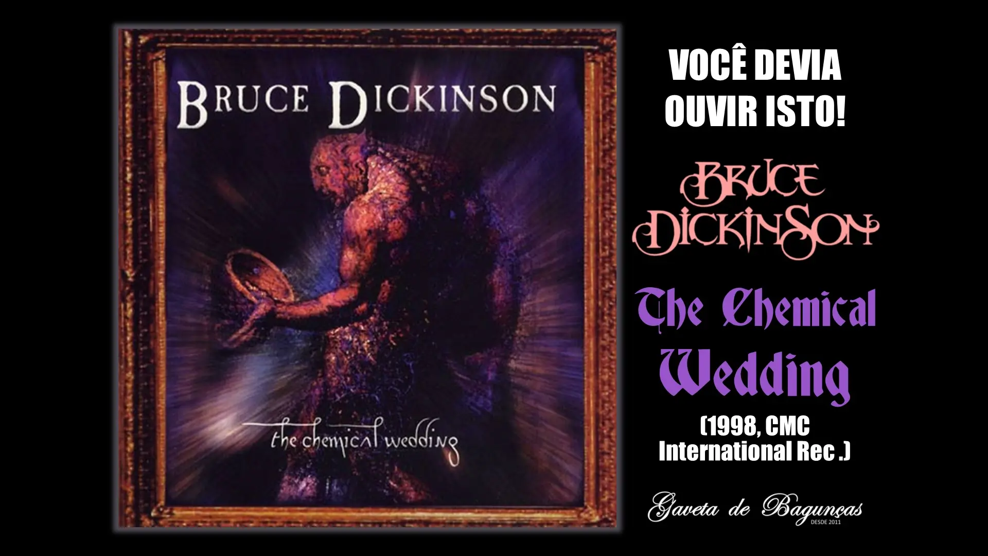 Bruce Dickinson - The Chemical Wedding Resenha Review Alquimia Iron Maiden William Blake