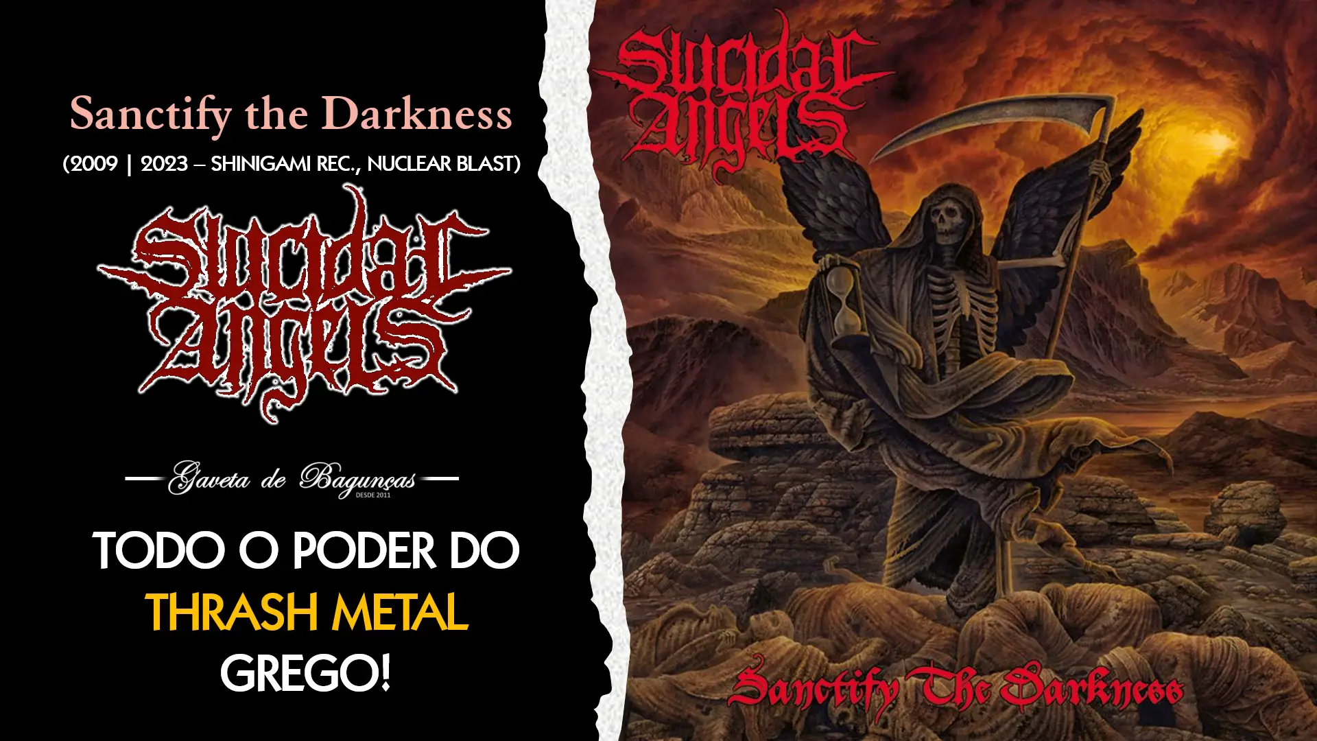 Em "Sanctify The Darkness," o Suicidal Angels redefine o Thrash Metal grego, incorporando influências Blackened-Death e explorando novas dimensões sonoras. Analisamos cada aspecto deste álbum impactante que marcou uma transição crucial para a banda.